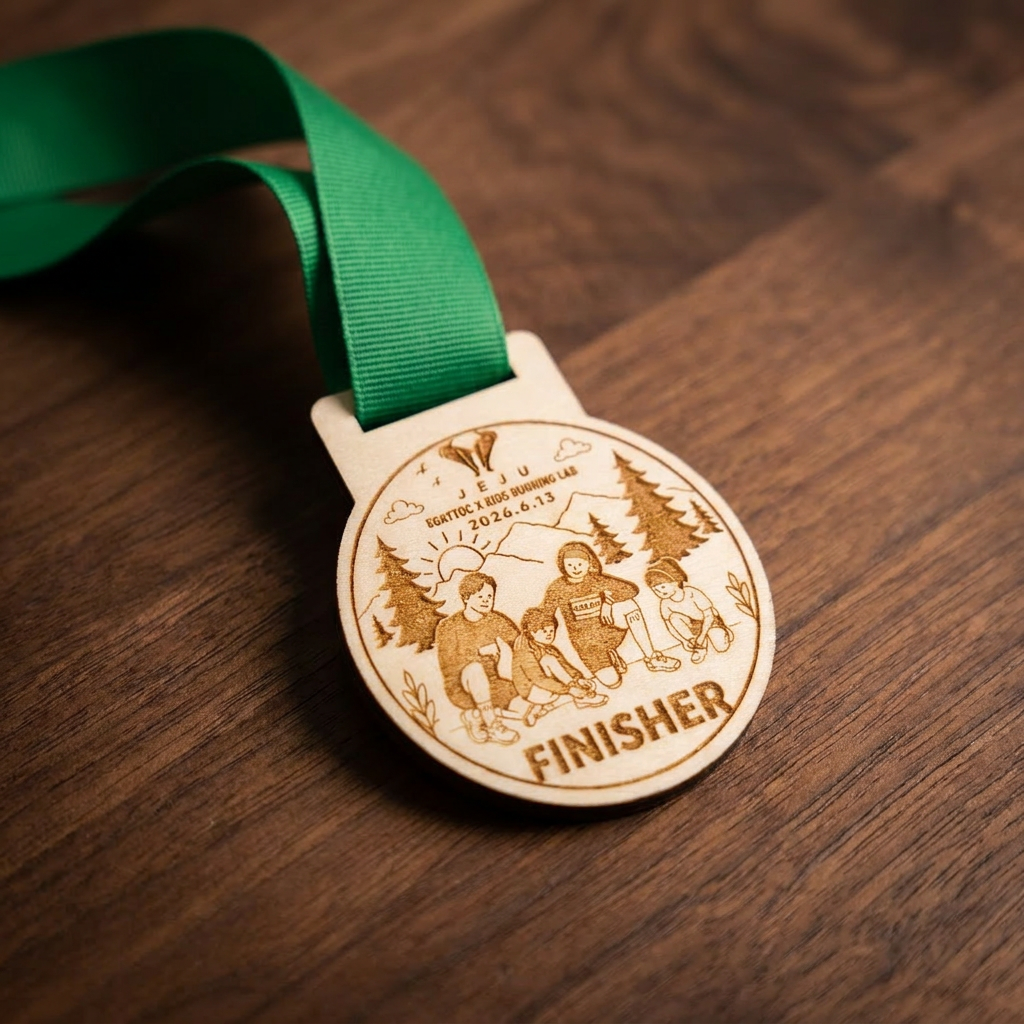 FINISHER 우드메달